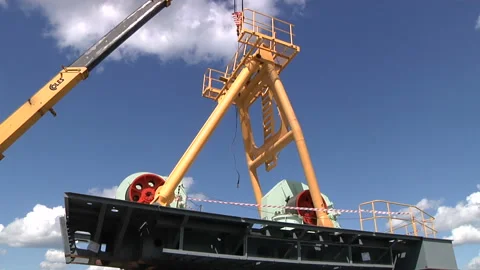 Open cast mine Stock Footage 132698527