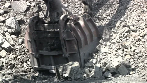 Open cast mine Stock Footage 132698696