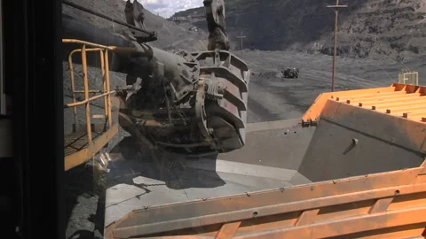Open cast mine Stock Footage 132698720