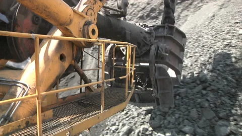 Open cast mine Stock Footage 132698760