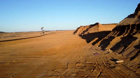 Open cast mine in hambach Stock Footage 220509787