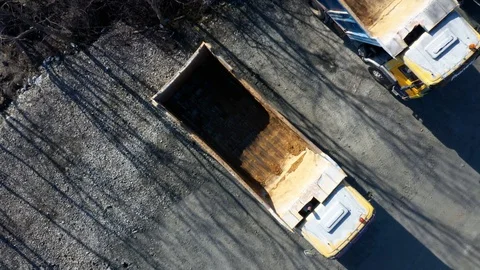Open cast mine or quarry from above. Stock Footage 124584614