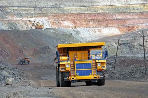 Open cast mine Stock Photos