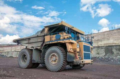Open cast mine Stock Photos