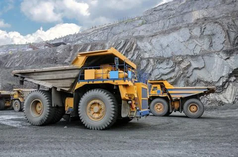 Open cast mine Stock Photos