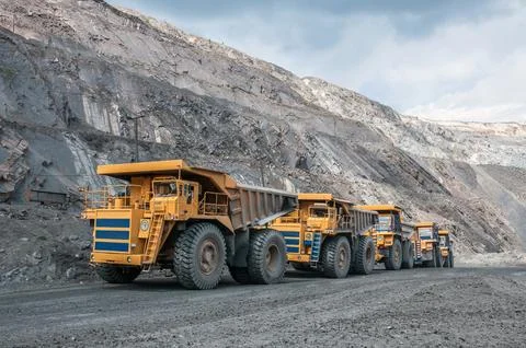 Open cast mine Stock Photos
