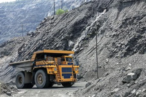 Open cast mine Stock Photos