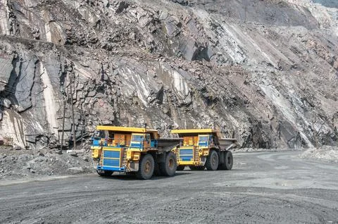 Open cast mine Stock Photos