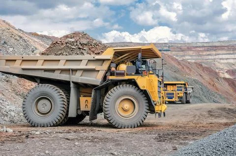 Open cast mine Stock Photos
