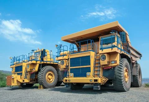Open cast mine Stock Photos