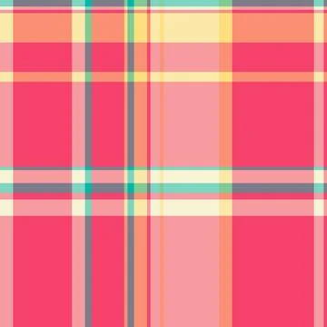 Open check pattern textile, velvet vector texture background. Irish plaid t.. Stock Illustration