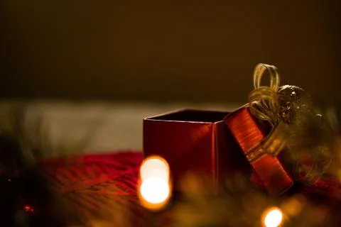 Open Christmas Gift Stock Photos