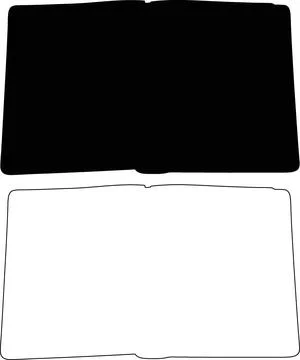 Open closed book cover vector Stock Illustration