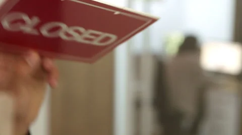 Open Closed Sign 動画素材 37022440