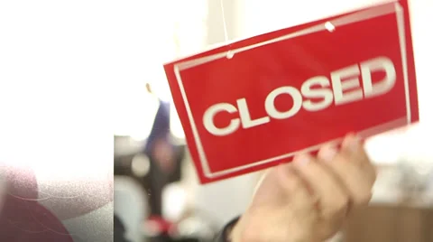 Open Closed Sign 動画素材 37022441