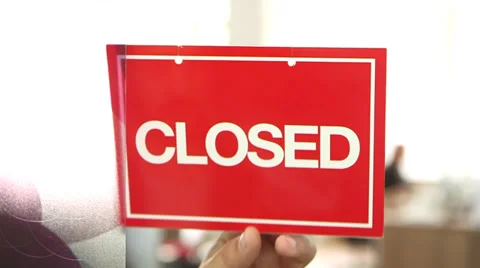 Open Closed Sign 動画素材 37022443