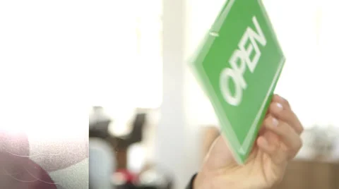 Open Closed Sign 動画素材 37022449