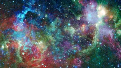 Open cluster of stars in the universe. Elements of this image furnished by NA Stock Photos