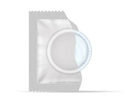 Open condom Stock-Illustration
