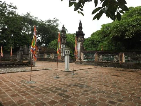 Open Courtyard, Hoa Lu Stock Photos