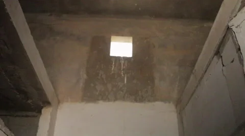 Open Crypt,  in Cemetery with Empty Grave Stock Footage 48383109