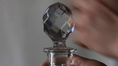 Open the crystal pitcher Stock Footage 107542112