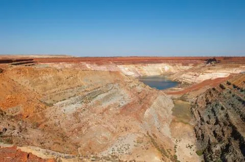 Open cut mining Australia Stock Photos