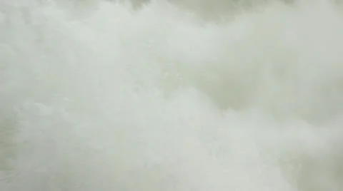 Open dam discharged a large amount of water,close up,tilt up Stock Footage 37794874