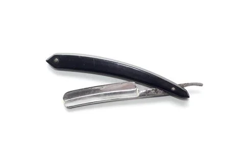 Open dangerous razor Stock Photos