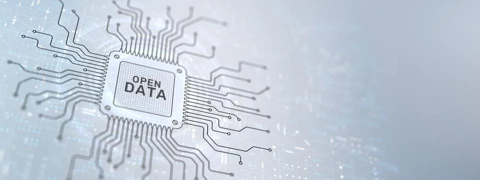 Open Data Platform for Business Analytics and Information Management System.. Stock Photos