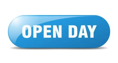 Open day button. open day sign. key. push button. 스톡 일러스트