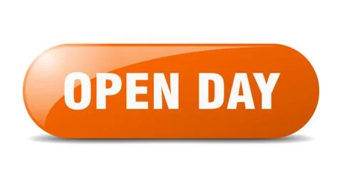 Open day button. open day sign. key. push button. 스톡 일러스트