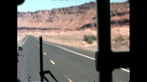 Open Desert Road Video stock 276291489