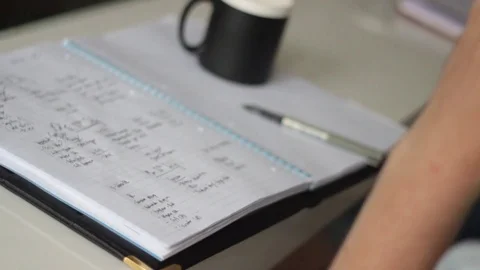 Open Diary Book 動画素材 76719842