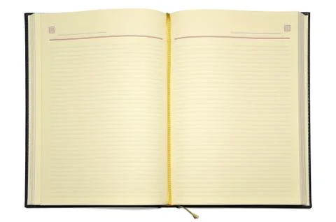 Open diary Stock Photos