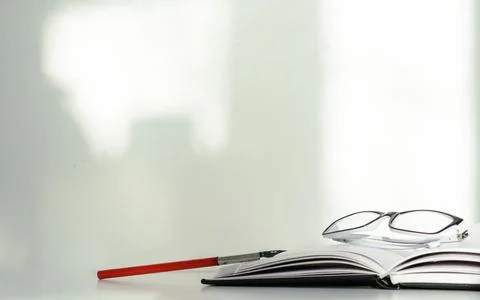 Open diary 写真素材