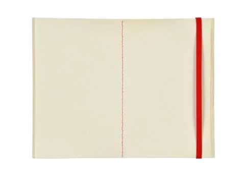 Open Diary With Red Ribbon Stock Photos