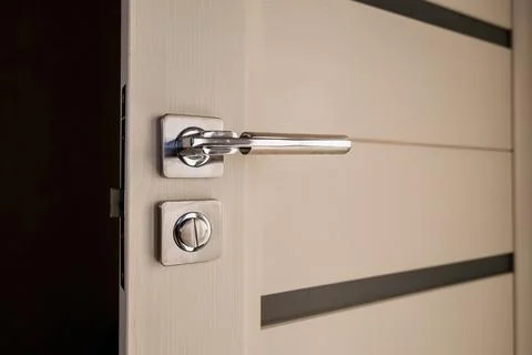 Open door handle Stock Photos