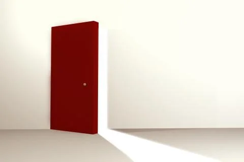 Open door Stock Illustration