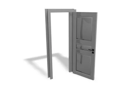 Open door Stock Illustration