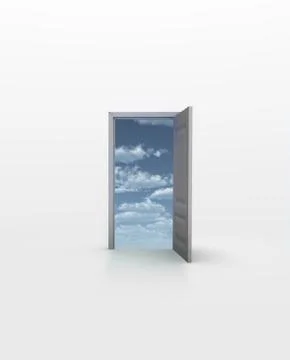 Open door Stock Illustration