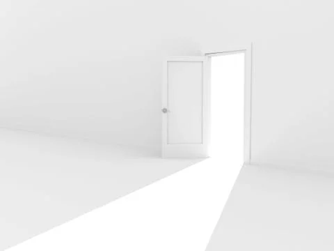 Open door Stock Illustration