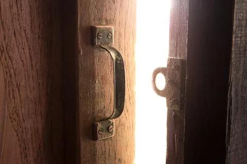 Open door light Stock Photos