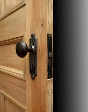 Open door Foto stock