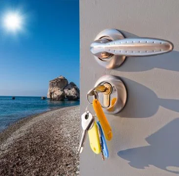 Open door Foto stock