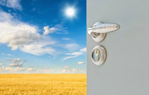 Open door Stock Photos