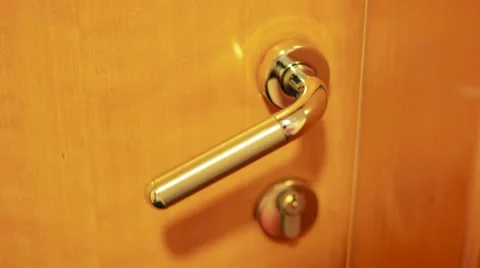 Open the door to the room close Video stock 62314179