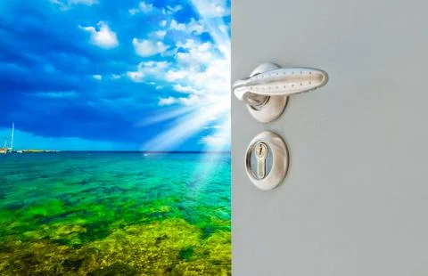Open door to the sky Fotos Stock
