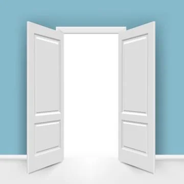 Open Doors Stock Illustration