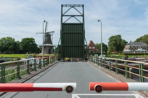 Open drawbridge Stock Photos